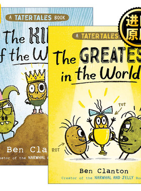 英文原版 Tater Tales 土豆三兄妹系列1-2册 幽默彩色漫画 独角鲸与水母系列作者新作 英文版 进口英语原版书籍