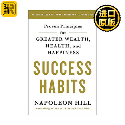 英文原版 Success Habits 成功的习惯 获得更多财富 健康和幸福的经证实的原则 拿破仑希尔 英文版 进口英语原版书籍