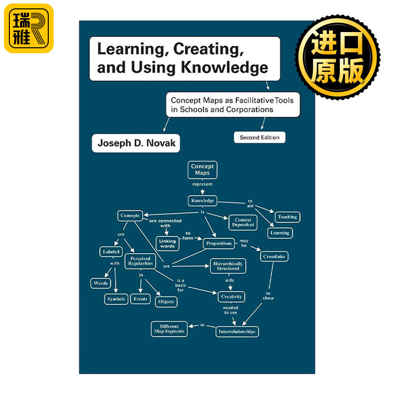 英文原版 Learning Creating and Using Knowledge 学习 创造与使用知识 概念图促进企业和学校的学习变革 第2版 进口英语原版书籍