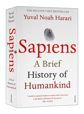 Sapiens A Brief History of Humankind  人类简史 英文原版 英文版 进口英语原版书籍