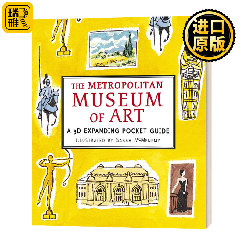 大都会艺术博物馆 小开本全景立体书 英文原版 The Metropolitan Museum of Art Panorama Pops 英文版 进口英语原版书籍