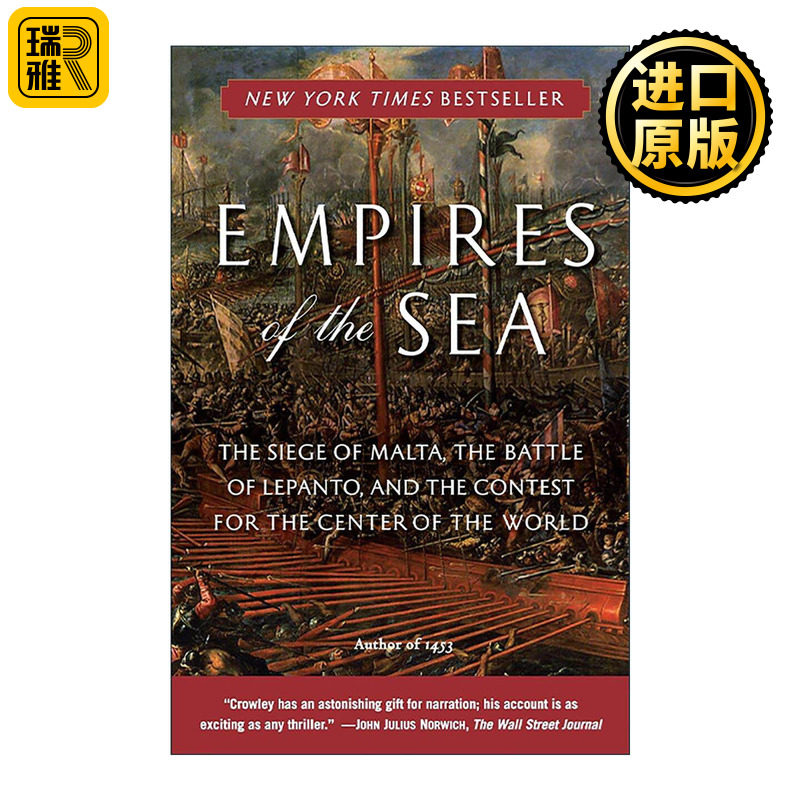英文原版 Empires of the Sea 海洋帝国 地中海大决战 经济学人年度优秀图书 历史学家罗杰·克劳利 英文版 进口英语原版书籍