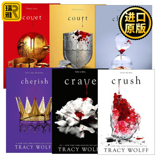 英文原版 Crave系列1-6册 Tracy Wolff 吸血鬼奇幻浪漫小说 珍惜/渴望/魅力/粉碎/觊觎/法院 英文版 进口英语原版书籍
