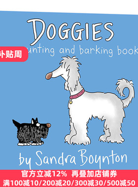 英文原版 Doggies 学数数狗狗 卡通绘本 儿童英语启蒙 英文版 Boynton，Sandra 进口英语原版书籍
