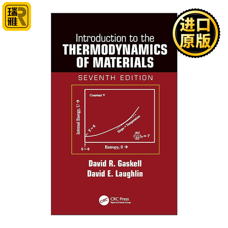 英文原版 Introduction to the Thermodynamics of Materials 材料热力学导论 第7版 精装 英文版 进口英语原版书籍