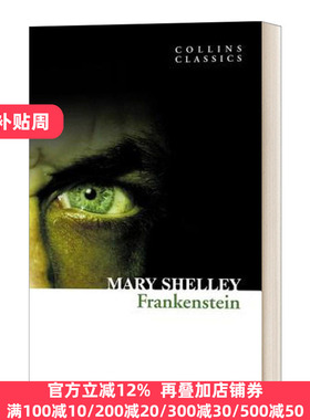 科学怪人 英文原版 Frankenstein 弗兰肯斯坦 柯林斯经典系列 Collins Classics 英文版 Mary Shelley 进口英语原版书籍