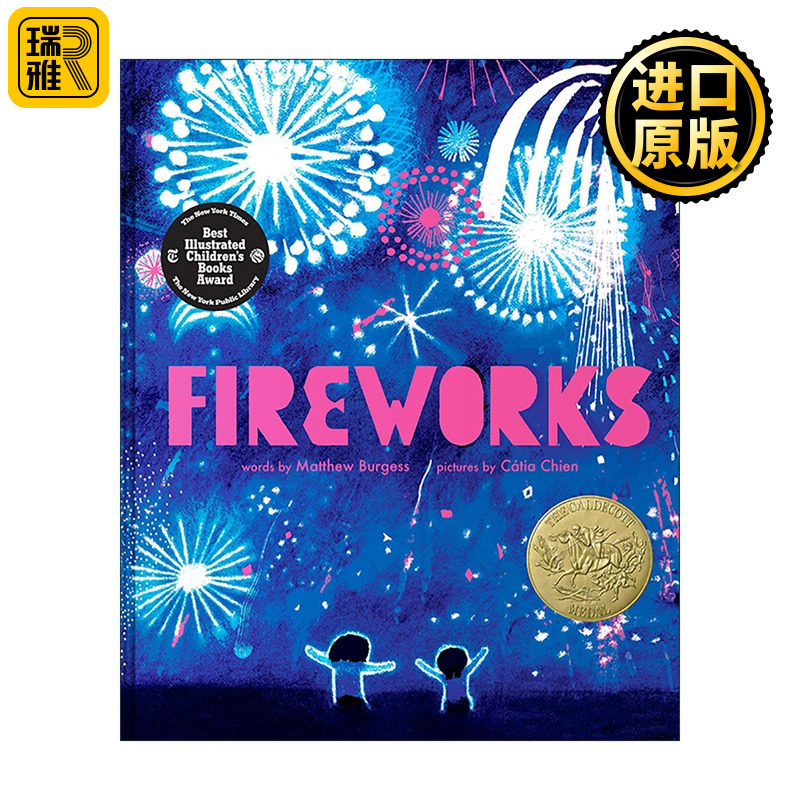 英文原版 Fireworks 烟火 精装 2026凯迪克奖 英文版 进口英语原版书籍