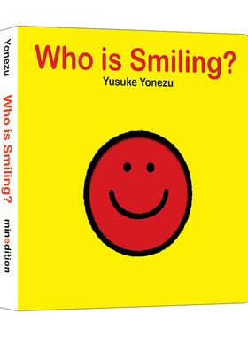Who is Smiling?  谁在微笑？ 洞洞书 Yusuke Yonezu 创意大师洞洞翻翻启蒙纸板书 聪明宝宝玩出来 Minedition