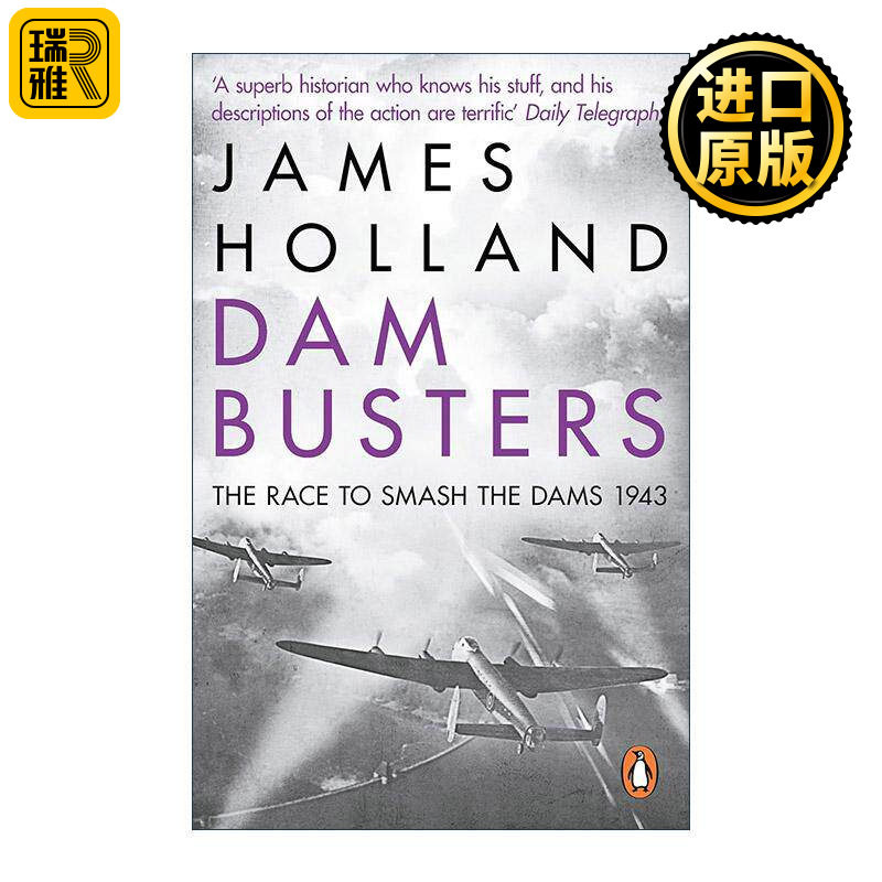 英文原版 Dam Busters 轰炸鲁尔水坝记1943 敌后大轰炸 James Holland 英文版 进口英语原版书籍