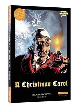 英文原版 Christmas Carol The Graphic Novel Original Text 圣诞颂歌 经典文学全彩漫画版 英文版 进口英语原版书籍