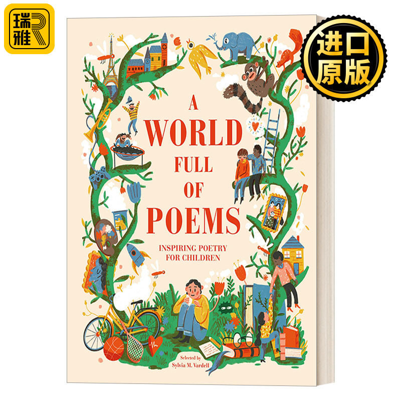 A World Full of Poems 全球的诗句 儿童诗歌韵律启蒙插图文学 DK出版 美版 精装 7-9岁