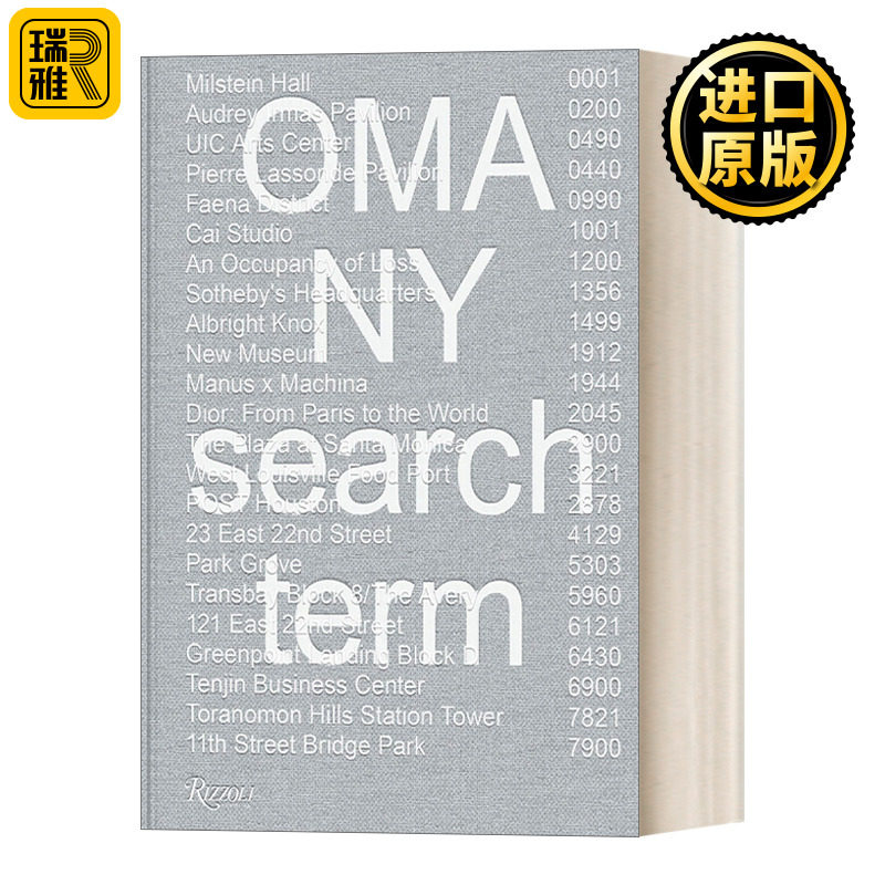 英文原版 OMA NY Search Term 大都会建筑事务所 纽约 检索词 建筑设计艺术图册 Shohei Shigematsu 英文版 进口英语原版书籍