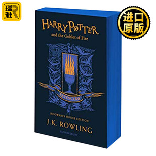 Harry the 拉文克劳学院版 小说 平装 英语原著小说全套书籍 哈利波特与火焰杯4 第四部 Potter 英文原版 Goblet and 全正版 Fire