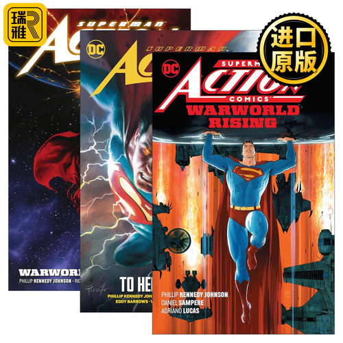 英文原版 Superman Action Comics 超人动作漫画1-3册 DC漫画 英文版 进口英语原版书籍
