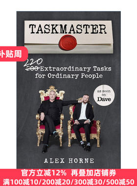 英文原版 Taskmaster 英国综艺Taskmaster周边书 220个绝佳任务 英文版 进口英语原版书籍