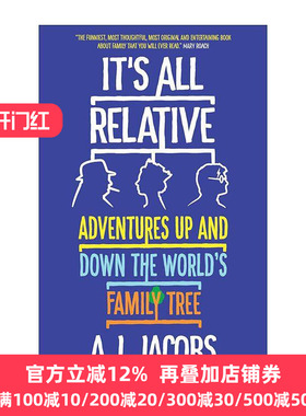 英文原版 It's All Relative 万物的奇妙亲缘 世界家谱的追踪与探索之旅 英文版 进口英语原版书籍