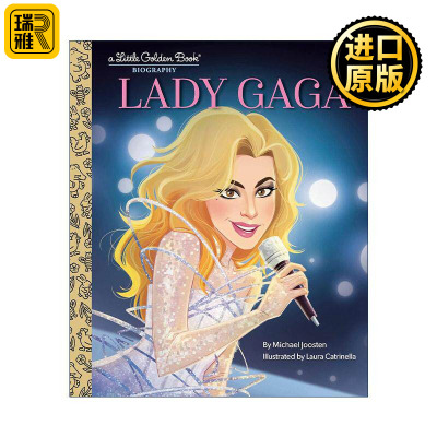 英文原版 Lady Gaga Little Golden Book Biographies 美国流行乐女歌手传记 兰登书屋精装小金书 英文版 进口英语原版书籍
