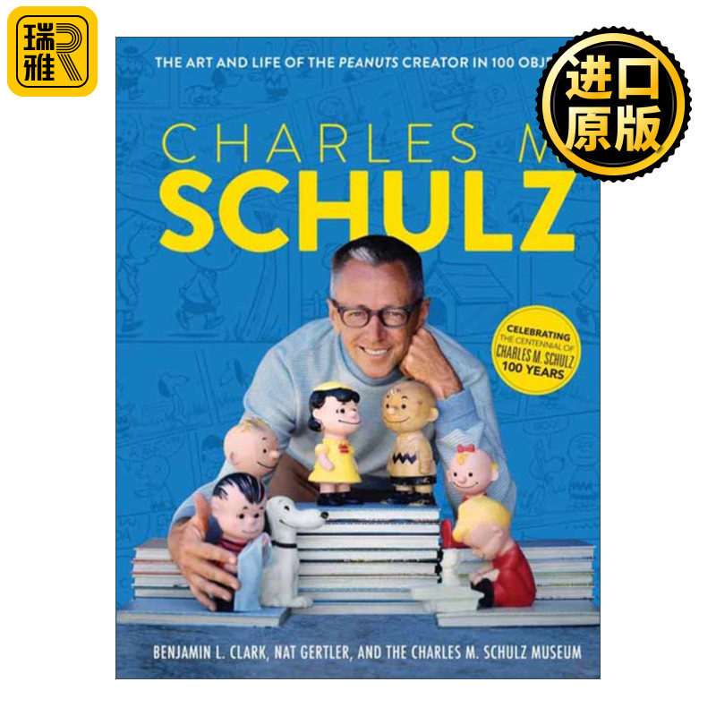 Charles M. Schulz 查尔斯舒尔茨100件物品中的生活与艺术 史努比创作者 精装