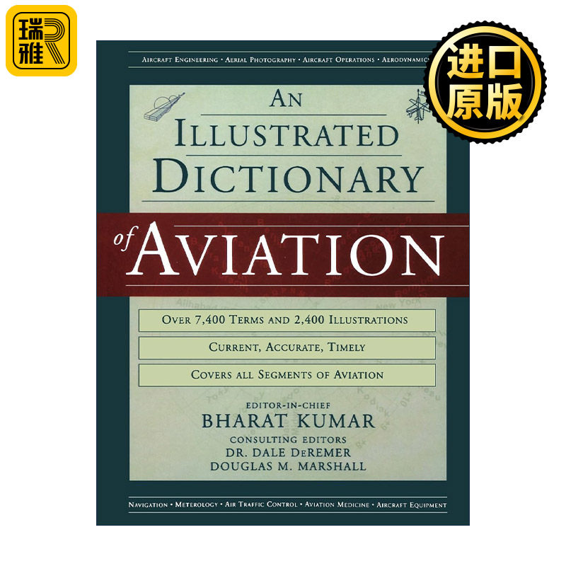 英文原版 An Illustrated Dictionary of Aviation 航空图解英语词典 精装 航空专业词汇大百科 英文版 进口英语原版书籍