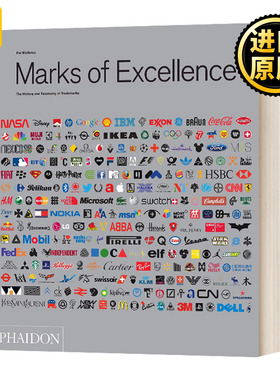 卓越的商标 第二版 英文原版 Marks of Excellence The History and Taxonomy of Trademarks 标志商标的历史和分类 进口英语书籍