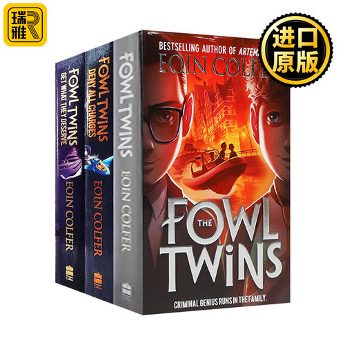The Fowl Twins 法尔双胞胎1-3册 阿特米斯奇幻历险衍生系列 英文原版