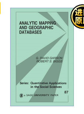 英文原版 Analytic Mapping and Geographic Databases G. SAGE