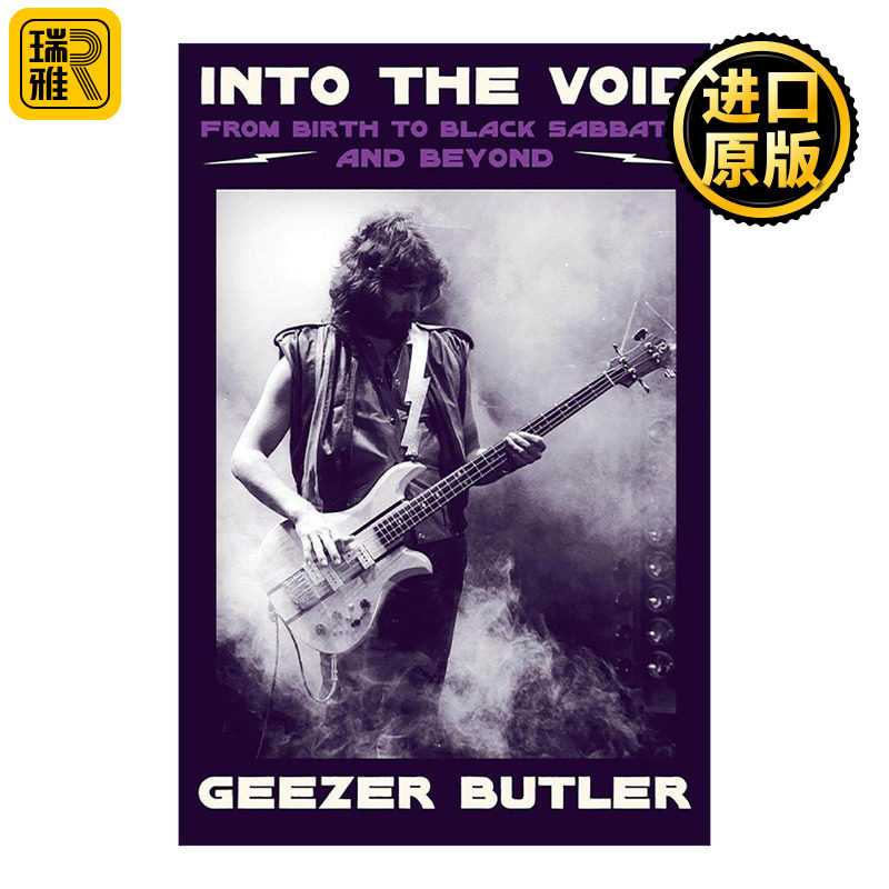 英文原版 Into the Void 坠入虚无 黑色安息日 Geezer Butler自传 英文版 进口英语原版书籍