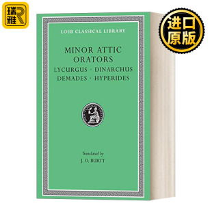 Hyperides阿提卡演说家卷二利库格斯 苏佩利德斯 Orators Lycurgus Dinarchus Attic Volume 第纳尔库斯 英文原版 Demades Minor