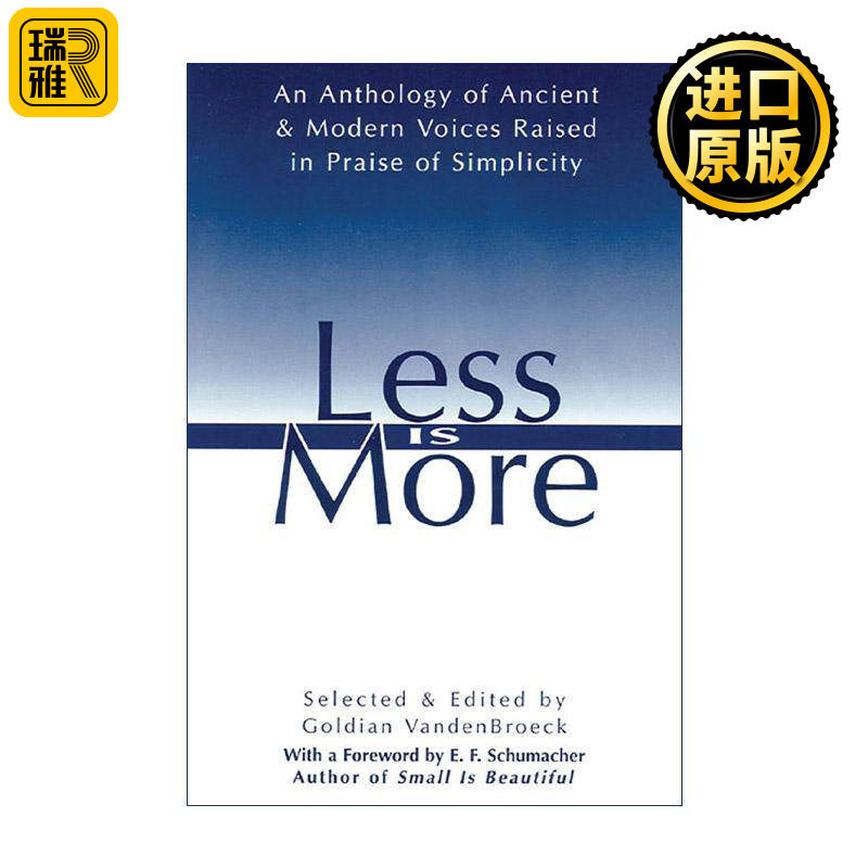 英文原版 Less Is More 少即是多 拥有更少 过得更好 英文版 进口英语原版书籍