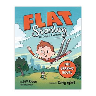 纸片人斯坦利 书籍 Stanley 进口英语原版 英文版 漫画版 Novel Graphic The Flat 英文原版