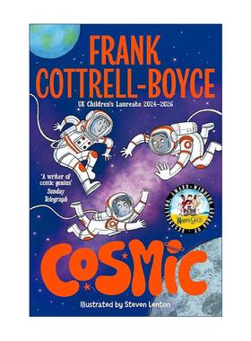 英文原版 Cosmic 飞入宇宙 儿童幽默科幻冒险故事 Frank Cottrell-Boyce 英文版 进口英语原版书籍