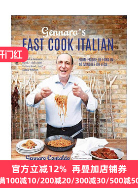 英文原版 Gennaro's Fast Cook Italian 意大利名厨Gennaro Contaldo的快手意式食谱 精装 英文版 进口英语原版书籍