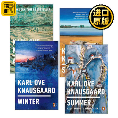 英文原版 Seasons Quartet系列4册 在春/夏/秋/冬天 我的奋斗作者卡尔·奥韦·克瑙斯高 英文版 进口英语原版书籍