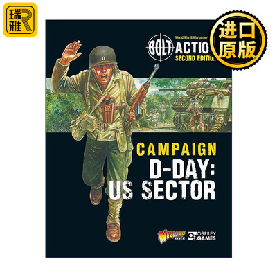 英文原版 Bolt Action Campaign D-Day US Sector 桌面战争兵棋 诺曼底登陆美国部队 英文版 进口英语原版书籍