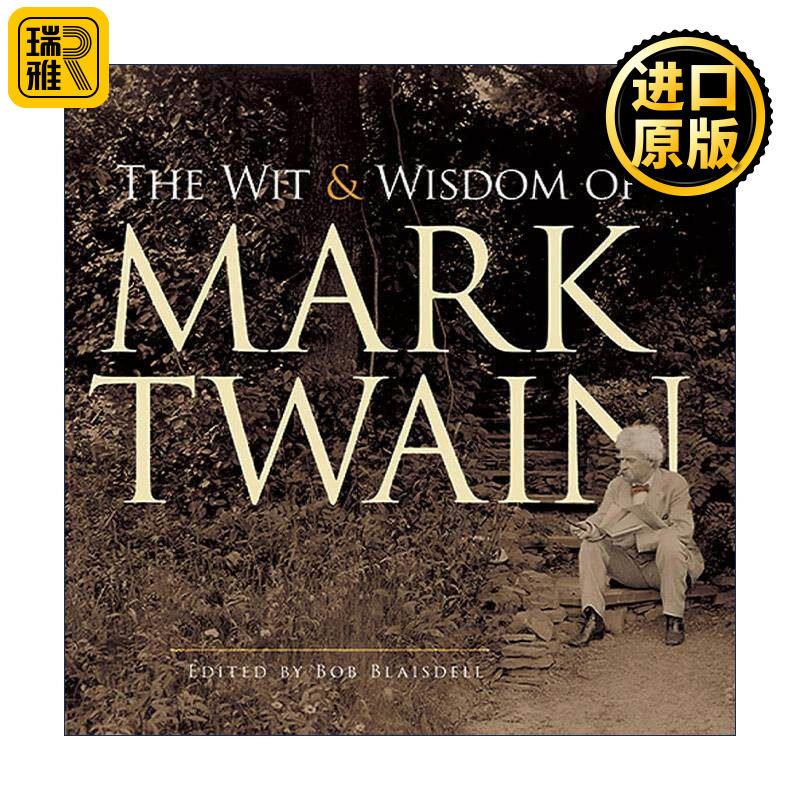 英文原版 The Wit and Wisdom of Mark Twain 马克吐温智慧箴言录 经典名言警句集 英文版 进口英语原版书籍