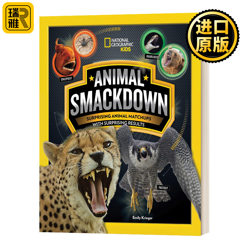 Animal Smackdown动物对决：令人惊讶的动物对决和令人惊讶的结果 国家地理儿童 科普百科 英文原版