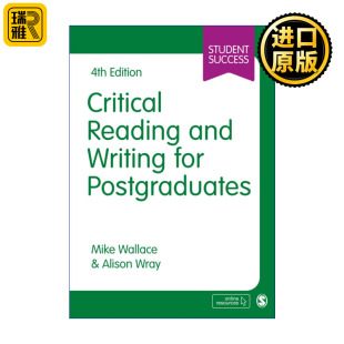 Writing and for Postgraduates Critical 英文原版 Reading