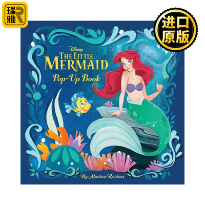 英文版 Disney The Little Mermaid Pop-Up Book 迪士尼 小美人鱼 立体书 英文原版