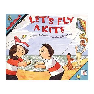 Mathstart 英文原版 Kite 进口英语原版 英文版 Level 书籍 Let 数学启蒙绘本2级 Fly