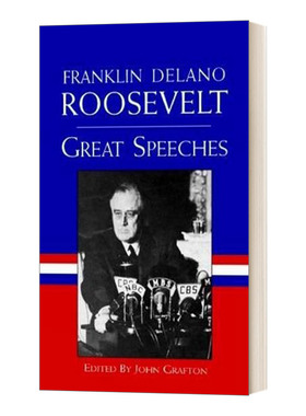 英文原版 Great Speeches 罗福斯著名演讲集 Dover Thrift Editions 英文版 Franklin Roosevelt 进口英语原版书籍
