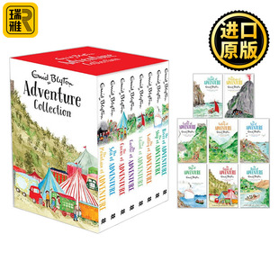 Collection 8册套装 Blyton 伊妮德·布莱顿儿童冒险故事小说 Adventure shrinkwrapped Enid books