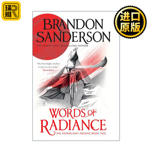 英文原版 Words of Radiance 飓光志2 光辉真言 奇幻小说 雨果奖得主布兰登桑德森 Sanderson Brandon 英文版 进口英语原版书籍