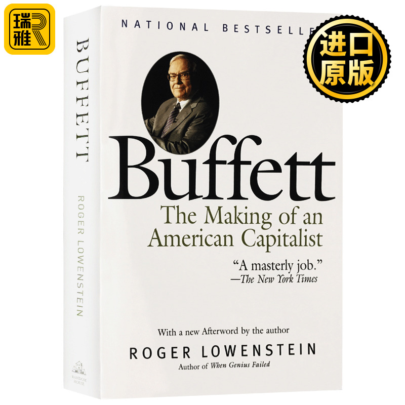 巴菲特传一个美国资本家的成长英文原版 Buffett The Making of an American Capitalist人物传记进口经济类英语书籍