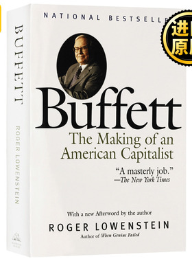 巴菲特传 一个美国资本家的成长 英文原版 Buffett The Making of an American Capitalist 人物传记  进口经济类英语书籍