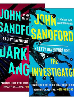英文原版 Letty Davenport系列2册 惊悚悬疑小说 普利策奖得主John Sandford 调查者 黑暗天使 英文版 进口英语原版书籍