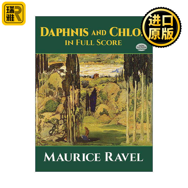 英文原版 Daphnis and Chloe in Full Score 达芙妮与克罗埃全谱 莫里斯·拉威尔 英文版 进口英语原版书籍