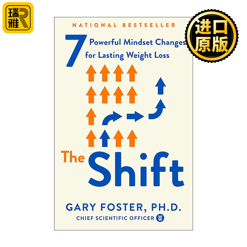 英文原版 The Shift 思维转变 7个强效心态调整实现持久减重 英文版 进口英语原版书籍