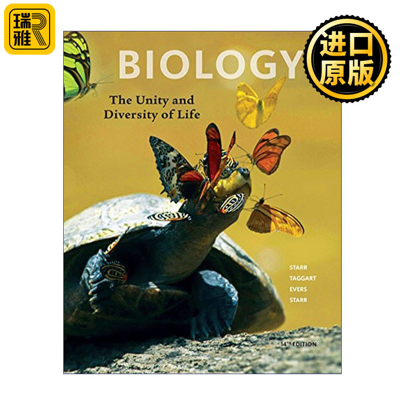 Biology: The Unity and Diversity of Life 生物 生命的统一性与多样性 精装第14版