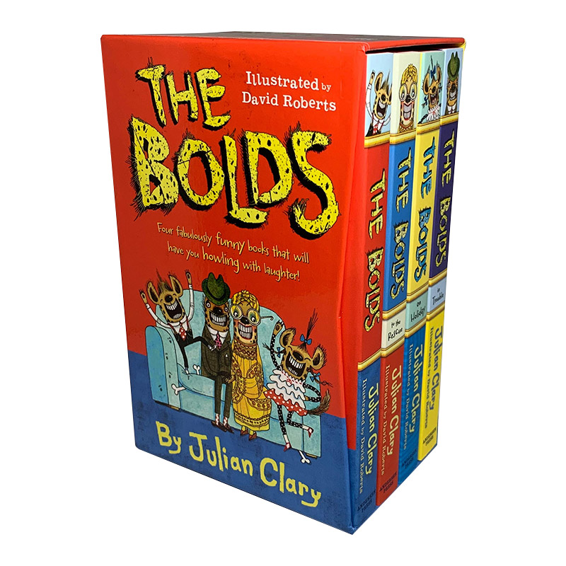 英文原版博尔德一家4册盒装