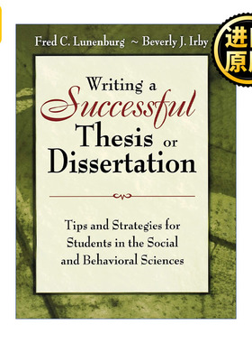 英文原版 Writing a Successful Thesis or Dissertation